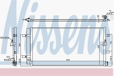 Конденсатор, кондиционер NISSENS 940453