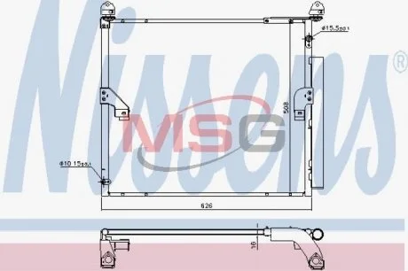 Конденсер кондиционера NISSENS 940623