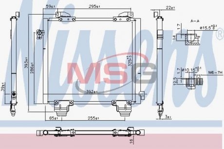 Радиатор кондиционера NISSENS 940825