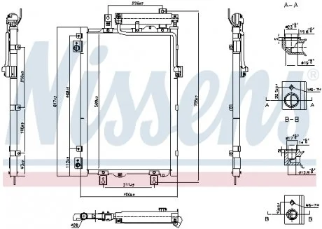 Радиатор кондиционера NISSENS 940833
