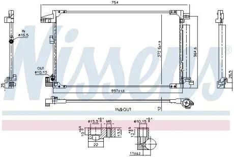 Радіатор кондиціонера NISSENS 940976