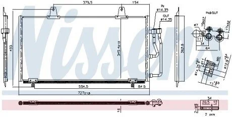 SKRAPLACZ KLIMAT NISSENS 940987
