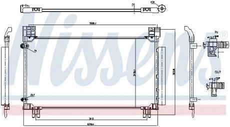 Skraplacz TOYOTA YARIS 11- NISSENS 941277