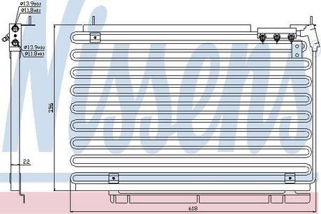 Радиатор кондиционера NISSENS 94576
