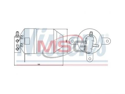 Осушувач кондицiонера NISSENS 95006