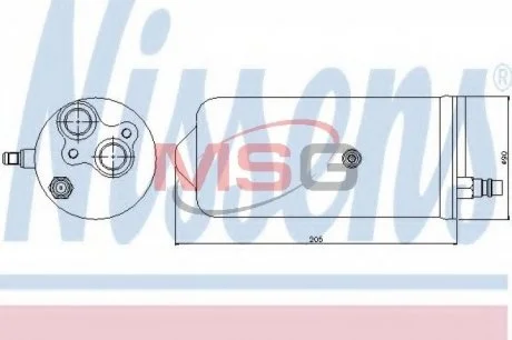 Осушитель NISSENS 95329