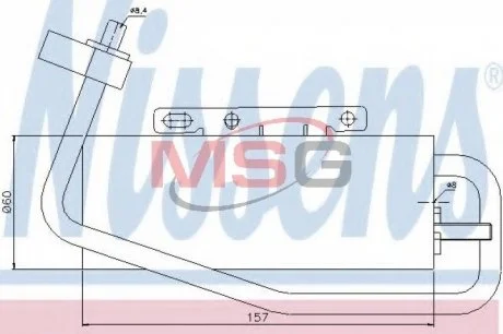 Осушувач NISSENS 95338