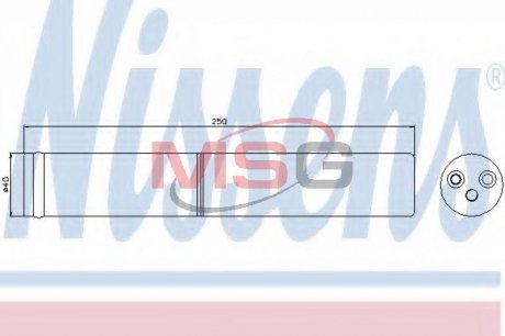 Осушувач,кондиціонер NISSENS 95421 (фото 1)