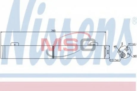 Осушувач,кондиціонер NISSENS 95446