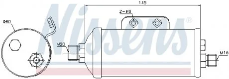 Осушитель, кондиционер NISSENS 95482