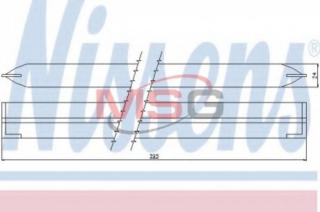 Осушувач кондиціонера NISSENS 95500 (фото 1)