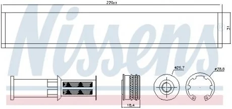 Осушувач NISSENS 95598