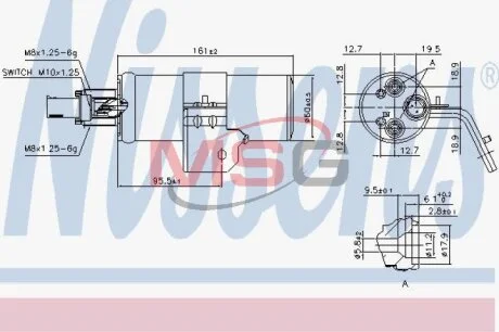 Автозапчасть NISSENS 95607