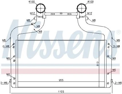 Інтеркулер EURO 6 DAF CF MX-11210-MX-11330 05.13- NISSENS 96083