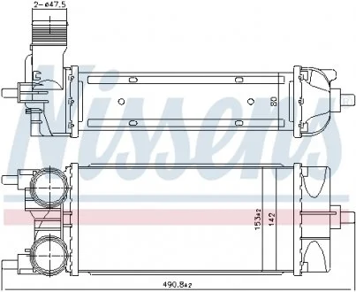 Інтеркулер NISSENS 961485