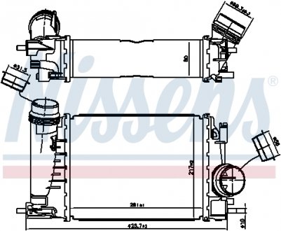 Інтеркулер NISSENS 961521 (фото 1)