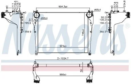 Автозапчасть NISSENS 961568
