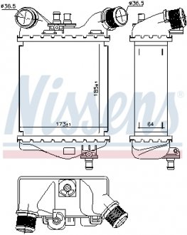 Інтеркулер NISSENS 96168 (фото 1)