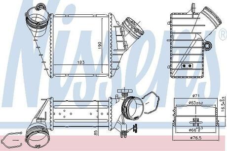 Інтеркулер NISSENS 96176 (фото 1)
