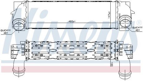 ІнтеркулерX3 F25 10-.. NISSENS 96439