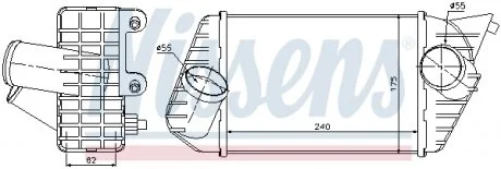 Інтеркулер NISSENS 96700 (фото 1)