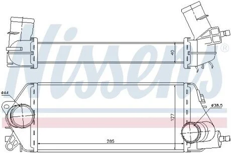 Інтеркулер NISSENS 96776 (фото 1)