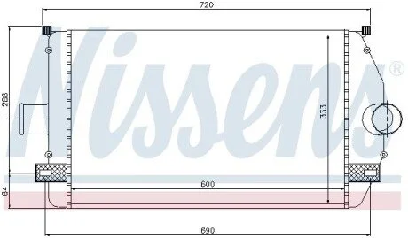 Інтеркулер NISSENS 96866