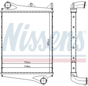 Інтеркулер NISSENS 96966 (фото 1)