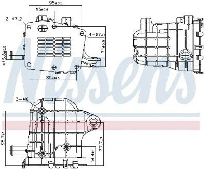 Фото 1 - радіатор відпрацьованих газів NISSENS 989481 Радіатор відпрацьованих газів NISSENS 989481 (фото 1)