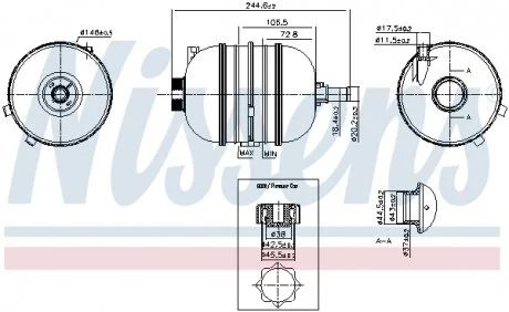 Расширительный бак охлаждения NISSENS 996126