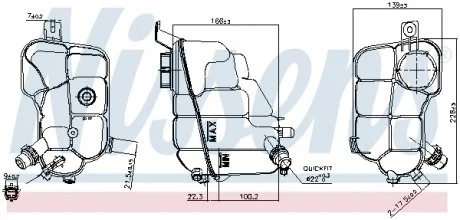Расширительный бак охлаждения NISSENS 996157