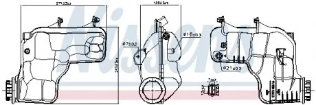 Расширительный бак охлаждения NISSENS 996166