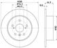 Диск гальмівний задній Toyota Camry 2.0, 2.4, 3.0 (93-06) (ND1001K) NISSHINBO