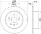 Диск гальмівний задній Toyota Camry 2.0, 2.4, 3.0 (93-06) (ND1001K) NISSHINBO
