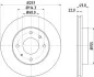Диск гальмівний Nissan Primera 1.6, 2.0 (96-00) (ND2018K) NISSHINBO