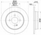 Диск гальмівний задній Hyundai Accent IV/ Kia Rio III 1.4, 1.6 (10-) (ND6075K) NISSHINBO