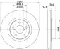 Диск тормозной передний Subaru Forester, Impreza, Legacy 2.0, 2.2 (02-) Nisshinbo ND7003K (фото 1)