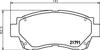 Колодки тормозные дисковые передние Toyota Camry/Lexus ES 2.2, 3.0 (96-01) (NP1006) NISSHINBO