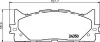 Колодки тормозные дисковые передние Toyota Camry (ACV40, ACV50), Rav IV 2.4, 3.0 (06-)Lexus ES350 3.5 V6 (06-) (NP1015) NISSHINBO