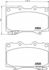Колодки тормозные дисковые передние Strong Ceramic Land Cruiser (J100) (98-07) (NP1018SC) NISSHINBO