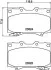 Колодки тормозные дисковые передние Strong Ceramic Land Cruiser (J100) (98-07) (NP1018SC) NISSHINBO