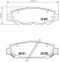 Тормозные колодки LEXUS GS,IS,SC 97- NP1027