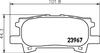 Колодки тормозные дисковые задние Lexus 300, 400h, 450h (06-08) (NP1028) NISSHINBO