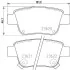 Гальмівні колодки TOYOTA Avensis/Corolla/Verso \'\'R \'\'>>06