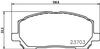 Колодки гальмівні дискові Lexus RX 300 3.0 (00-03) (NP1041) NISSHINBO