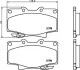 Тормозные колодки TOYOTA Land Cruiser 4.2, 4.5i 24V Nisshinbo NP1043 (фото 1)
