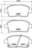 Колодки тормозные дисковые передние Toyota Corolla 1.5, 1.8 (02-07),Yaris 1.0, 1.3, 1.5, 1.8 (99-05) (NP1054) NISSHINBO