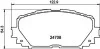 Колодки тормозные дисковые передние Toyota Yaris 1.3, 1.5, 1.8 (05-) (NP1060) NISSHINBO