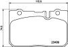 Колодки гальмівні дискові Lexus LS 400 (94-97)  (NP1063) NISSHINBO