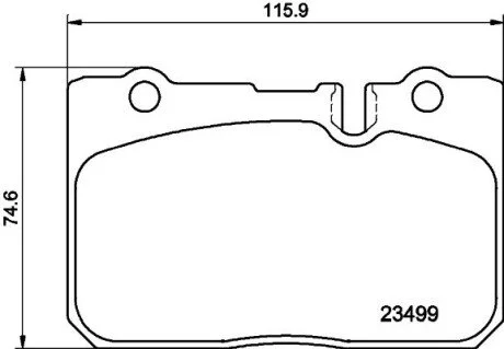 Колодки тормозные дисковые передние Lexus LS 400 (94-97) Nisshinbo NP1063